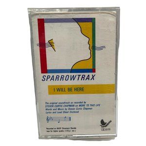 Sparrowtrax I Will Be Here Cassette Tape Single Stephen Curtis Chapman 1989
